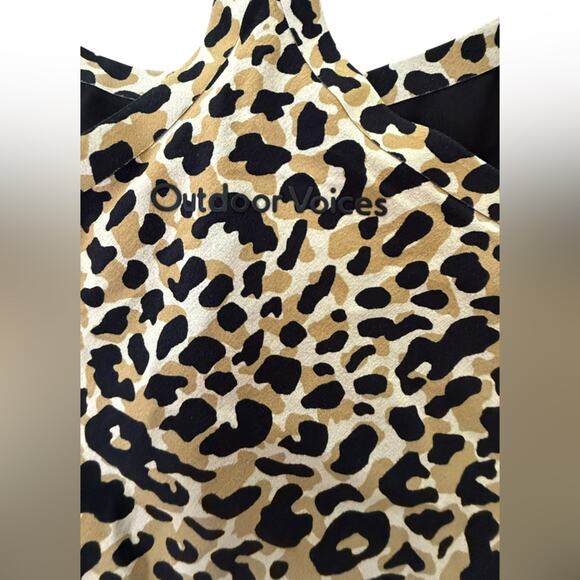 Outdoor Voices The Exercise Dress NEW Version Leopard Print Tennis Running XS - Picture 12 of 16